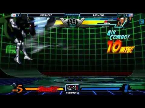 SEAM2013 umvc3  eg justin wong vs Kazunoko Grand Finals