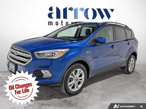 2019 Ford Escape SEL 4WD in Blue for sale at Arrow Motors in Aylmer, ON