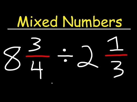 Dividing Mixed Numbers Video