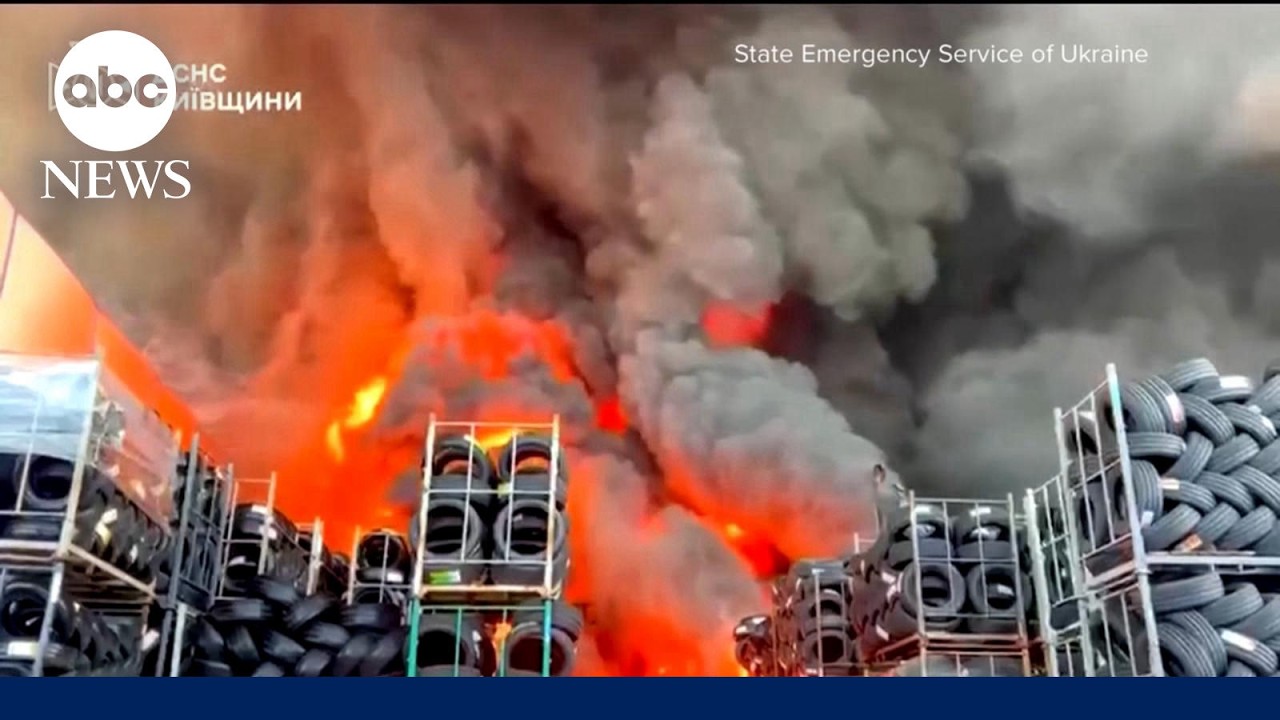 Video: Russian drone strikes ammunition depot near Kyiv, killing 37