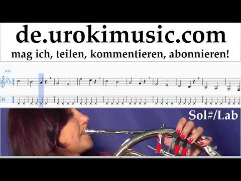 Waldhorn Lernen P!nk - What About Us Tabulatur Teil#1 Übungen um-i995