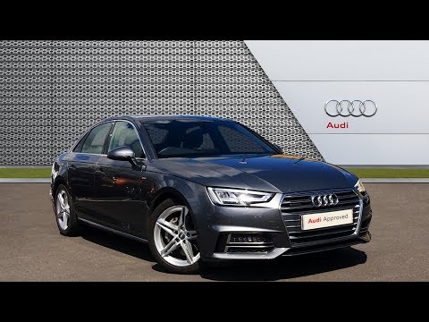 YA67YZN AUDI A4 TDI QUATTRO S LINE GREY 2018, Bradford Audi