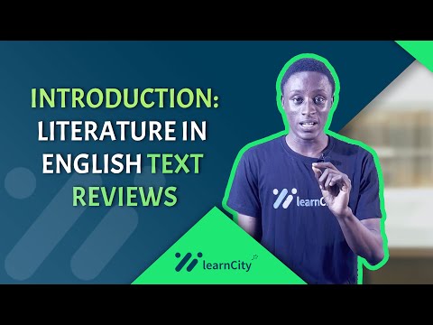 Introduction to Literature Texts review | Literature in English SSCE | WAEC | NECO | JAMB