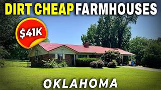 10 Dirt-Cheap Farmhouses in Oklahoma With Surprisingly Affordable Land You Can Still Buy