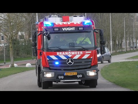 Brandweer Oss, Vught en Nistelrode met spoed naar verschillende meldingen