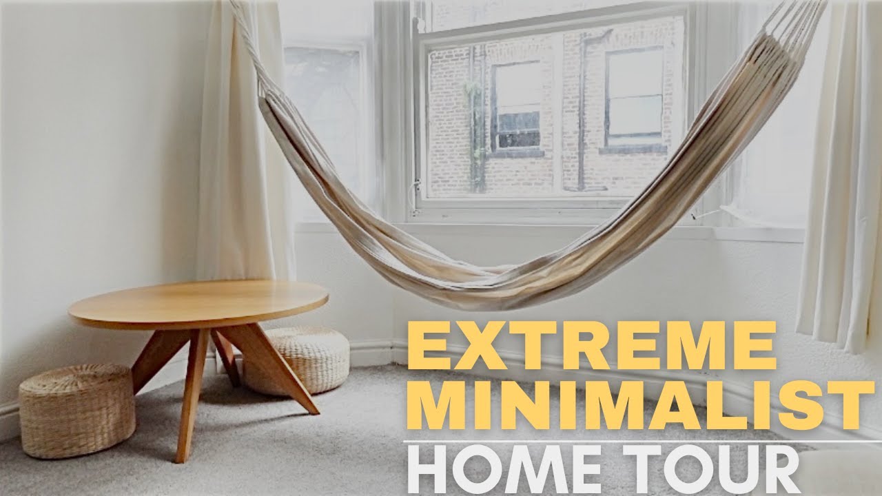 EXTREME MINIMALIST HOME TOUR feat. EVERYTHING I OWN