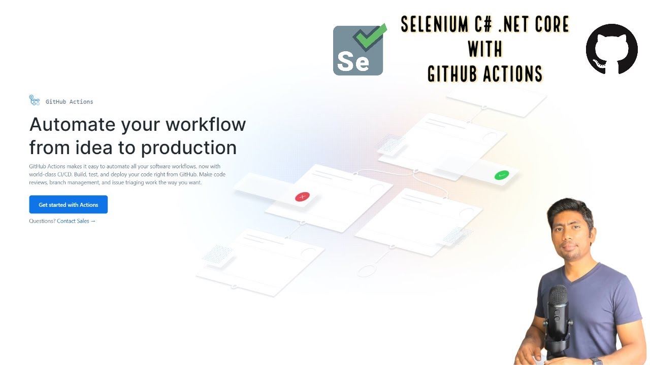6a - Selenium C# .NET Core CI/CD with GitHub Actions