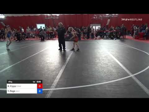 41 Kg Rr Rnd 1 - Rustin Fipps, Cowboy Wrestling Club Vs Thunder Page, South Central Punisher Wrest