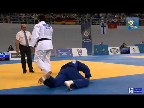 Judo 2014 European Championships Cadets: Yildirim (TUR) - Noack (GER) [+90kg] QF