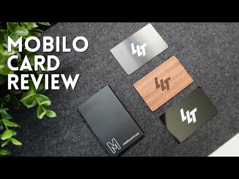 The SMARTEST Business Card on the Market? Mobilo Card  -- Smart Business Card Review