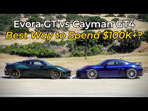 Lotus Evora GT vs Porsche 718 Cayman GT4 - Head to Head Review!