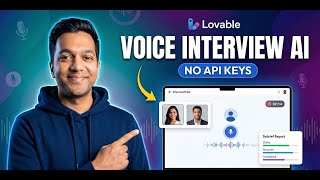 I Built a Real Mock Interview App with Lovable AI (Voice + Feedback Report)