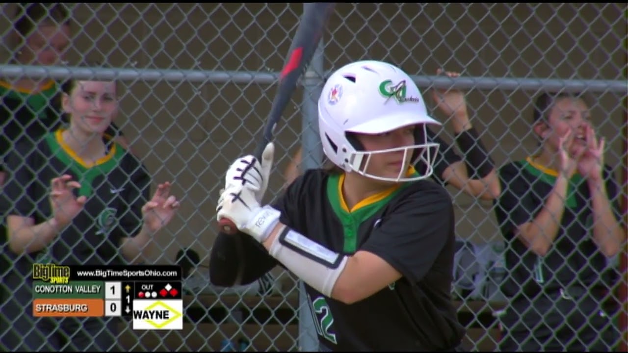Conotton Valley vs Strasburg softball pt 1 Big Time Sports TV Game