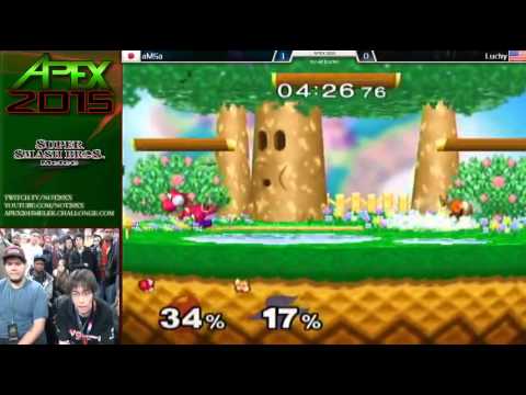 APEX 2015 - VGBC | aMSa (Yoshi) vs Lucky (Fox) Losers Round 4