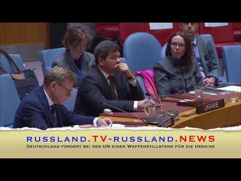 Deutschland fordert bei der UN einen Waffenstillstand für die Ukraine