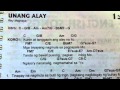 Unang Alay Tenor