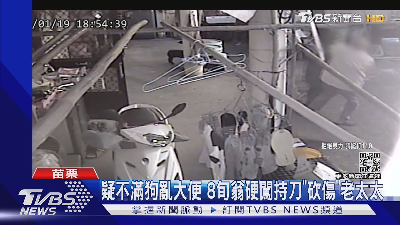 疑不滿狗亂大小便 8旬翁硬闖持刀「砍傷」老太太