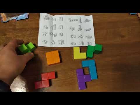 Головоломка куб из 7 деталей из Фикспрайса метод сборки