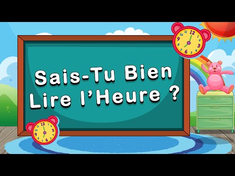 Apprendre à Lire l'Heure Video #heures #lirel'heure #apprendreheures,