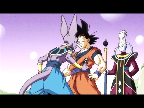 GOKU SCARES BEERUS || INSTANT TRANSMISSION || ENGHISH DUBBED