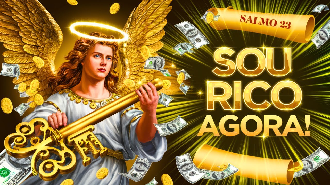 💸 DECRETO PODEROSO SOU RICO ✨ SALMO 23 + AFIRMAÇÕES PARA ATRAIR DINHEIRO RÁPIDO 💰