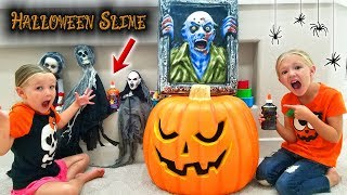 Find Your Slime Ingredients Challenge! Creepy Halloween Edition!!
