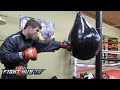 Canelo Alvarez vs. James Kirkland Full Video- Canelo's COMPLETE boxing workout