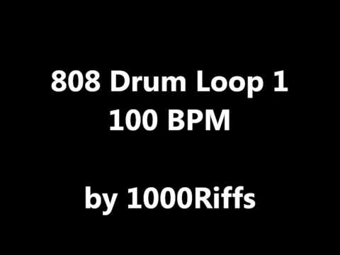 808 Drum Loop 1 - 100 BPM - Beats Per Minute
