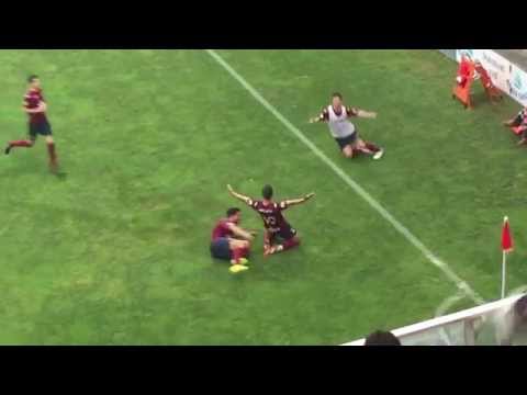 Pontevedra 2-1 Atlético Astorga. Segundo gol de Mouriño.