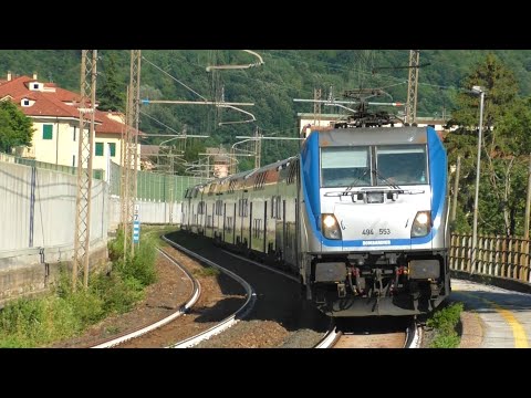 INVIO Pistoia - Bologna E494.553 con ETR 521.117 & ETR 421.057 in transito a Ronco Scrivia!