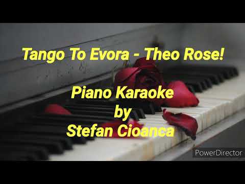 Tango To Evora - Theo Rose! (piano karaoke) +PARTITURA //Loreena McKennitt! (Do minor /- un Ton)
