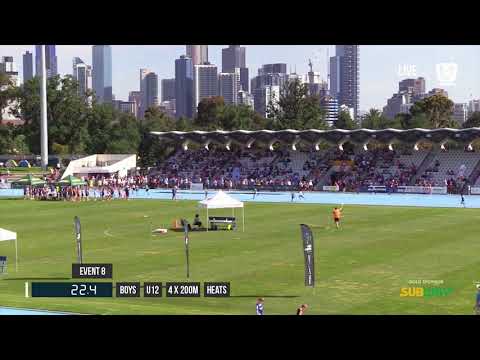 BOYS U12 4X200M HEAT 2 - 2017 SUBWAY STATE RELAY CHAMPIONSHIPS // LAVicTV