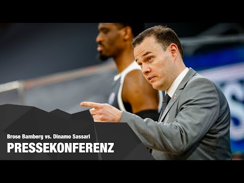 Pressekonferenz Brose Bamberg vs. Dinamo Sassari 92:86