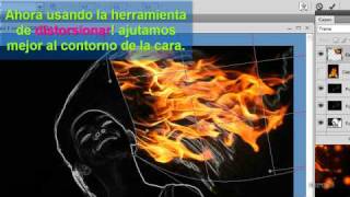 Tutorial Mujer De Fuego Photoshop en Español