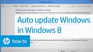 Setting Windows Update to Automatic in Windows 8