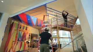 Timelapse of "Heaven's Gate" by artist Odili Donald Odita