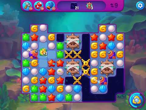 Fishdom Very Hard level 5750 no boosters フィッシュダム ベリーハード [Friend's]