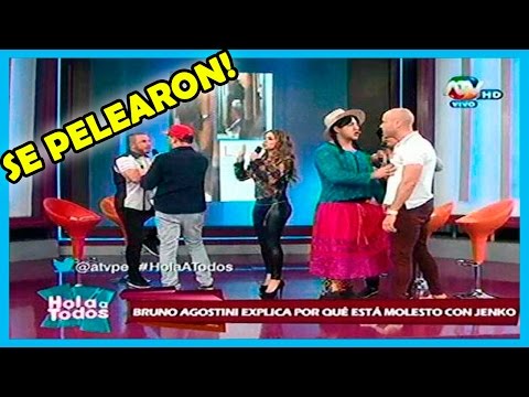 Hola a todos 22/10/15 Jenko del Río y Bruno Agostini casi se agarran a golpes en vivo
