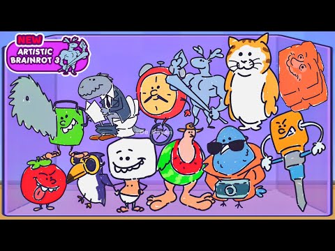 Merge Fellas Artistic Brainrot 3 New Mode Gameplay Max Level New Update