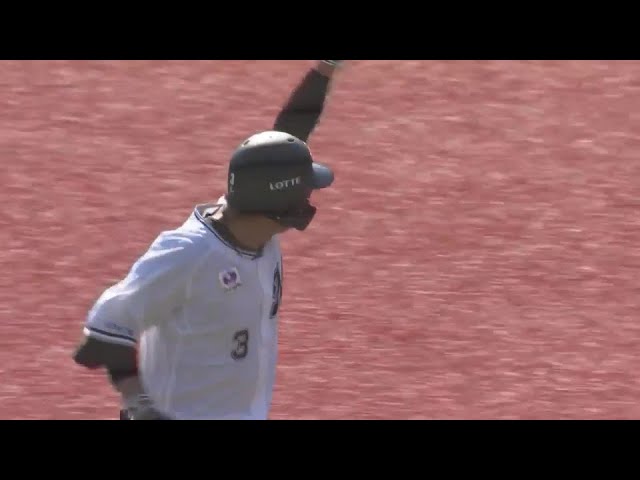 【6回裏】上手くすくい上げた!! マリーンズ・角中勝也 同点となるタイムリーヒット!!  2024年3月13日 千葉ロッテマリーンズ 対 阪神タイガース