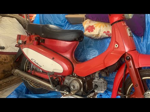 honda little cub cubra C50-4509003 red / deep rust