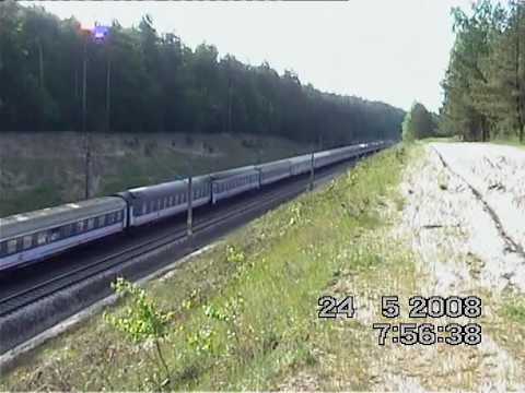 15 wagonowy skład TLK, ponad 383m długości