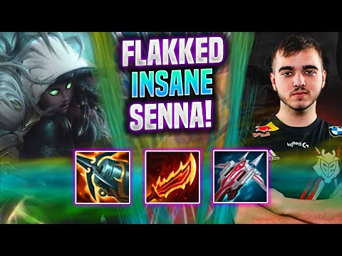 FLAKKED IS INSANE WITH SENNA IN KOREA BOOTCAMP! - G2 Flakked Plays Senna Support vs Rakan! |