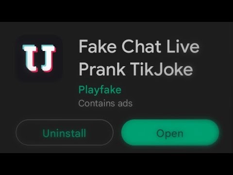 fake chat live prank TikJoke. how to download unlimited like and followers TikTok