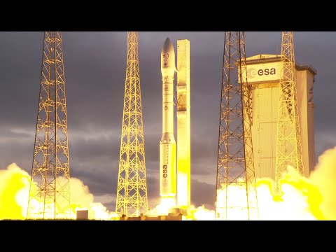 Launch of CERES satellites on a VEGA rocket.
