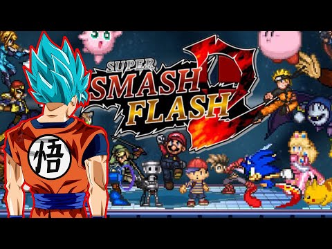 Can Goku beat the entire cast of Smash Flash 2?