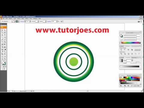How To Create Float Circle In Adobe Illustrator CS3 Tamil
