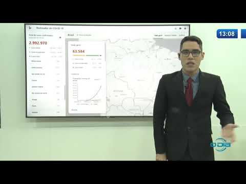 O DIA NEWS 27 04 20  Rastreador do COVID-19 ateÌ 13h06m