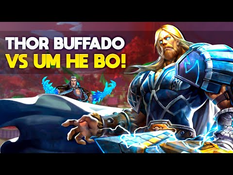 THOR BUFFADO! PAREDE COM DANO! VS TOP PICK AINDA! THOR - Ranked Duelo