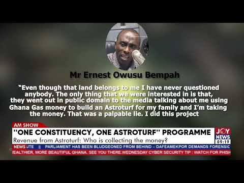 One Constituency, One Astroturf Programme: Revenue from astroturf—who is collecting the money?